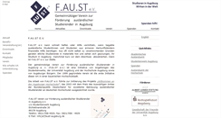 Desktop Screenshot of faust-augsburg.de
