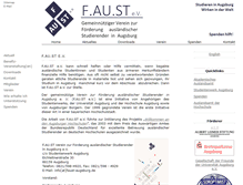 Tablet Screenshot of faust-augsburg.de
